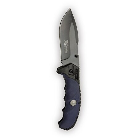 Columbia Company FST-4006-B Çelik Kamp Bıçağı, Soft Kamp Bıçağı (Mavi-Siyah)